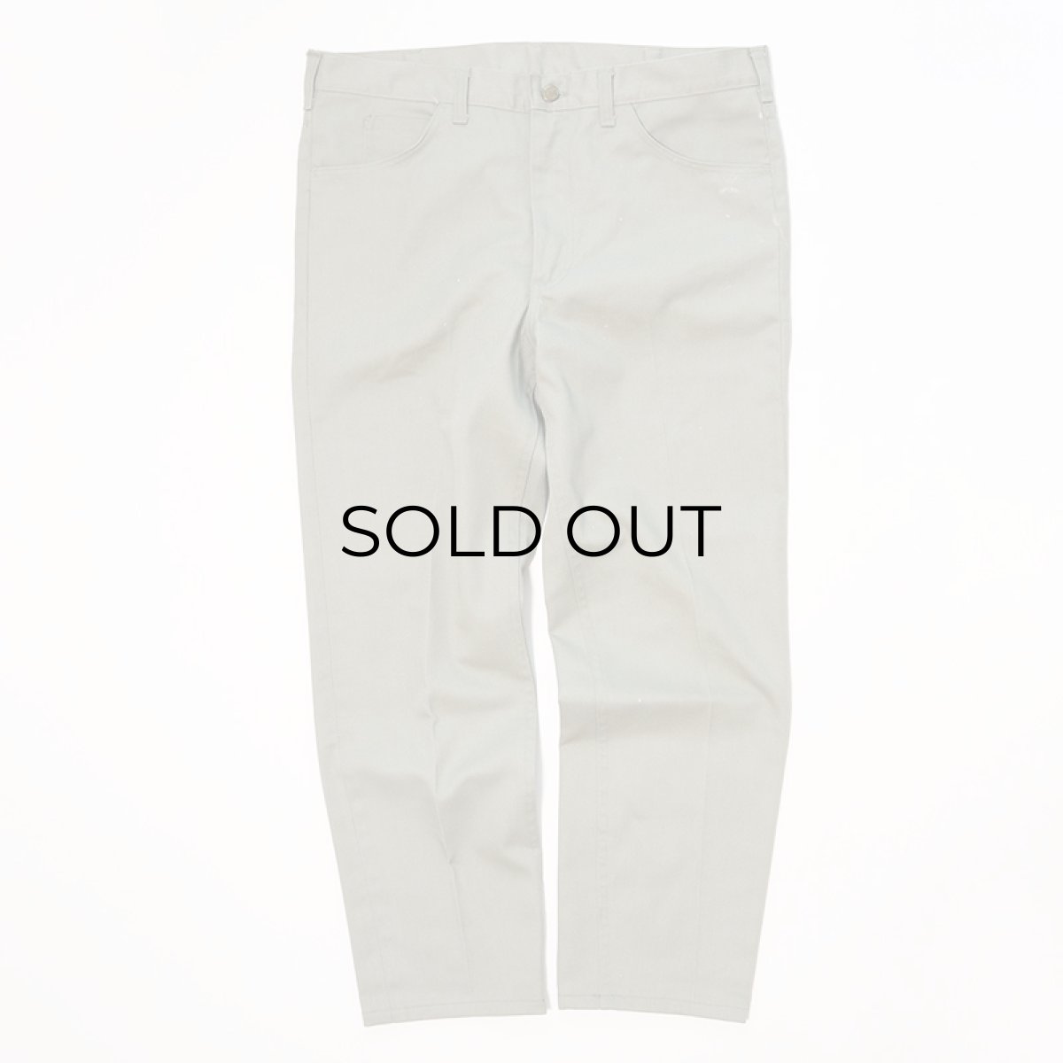 画像2: 60's Lee "Leens" Lee-PReST TWILL SLIM PANTS 【W36 x L28 程度】 (2)