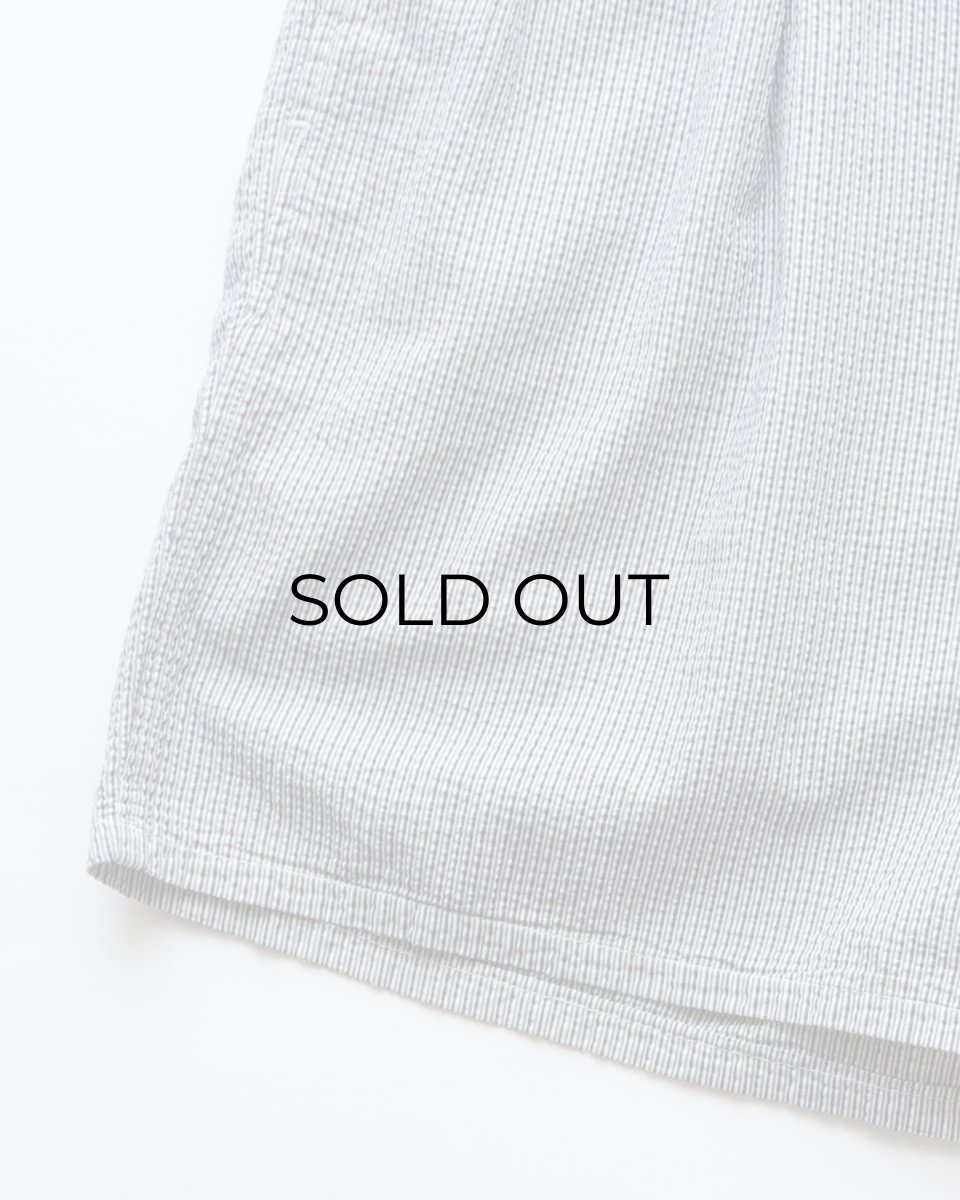 画像5: 〜90's Polo by Ralph Lauren COTTON SEERSUCKER STRIPE TUCK SHORTS "MADE IN USA" 【W37 程度】 (5)