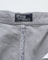 画像7: 〜90's Polo by Ralph Lauren COTTON SEERSUCKER STRIPE TUCK SHORTS "MADE IN USA" 【W37 程度】 (7)
