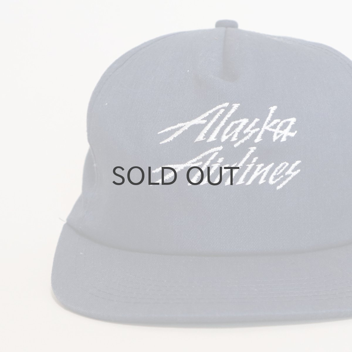 画像1: 80's K-Products TRUCKER CAP "Alaska Airlines" (1)