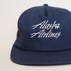 画像1: 80's K-Products TRUCKER CAP "Alaska Airlines" (1)