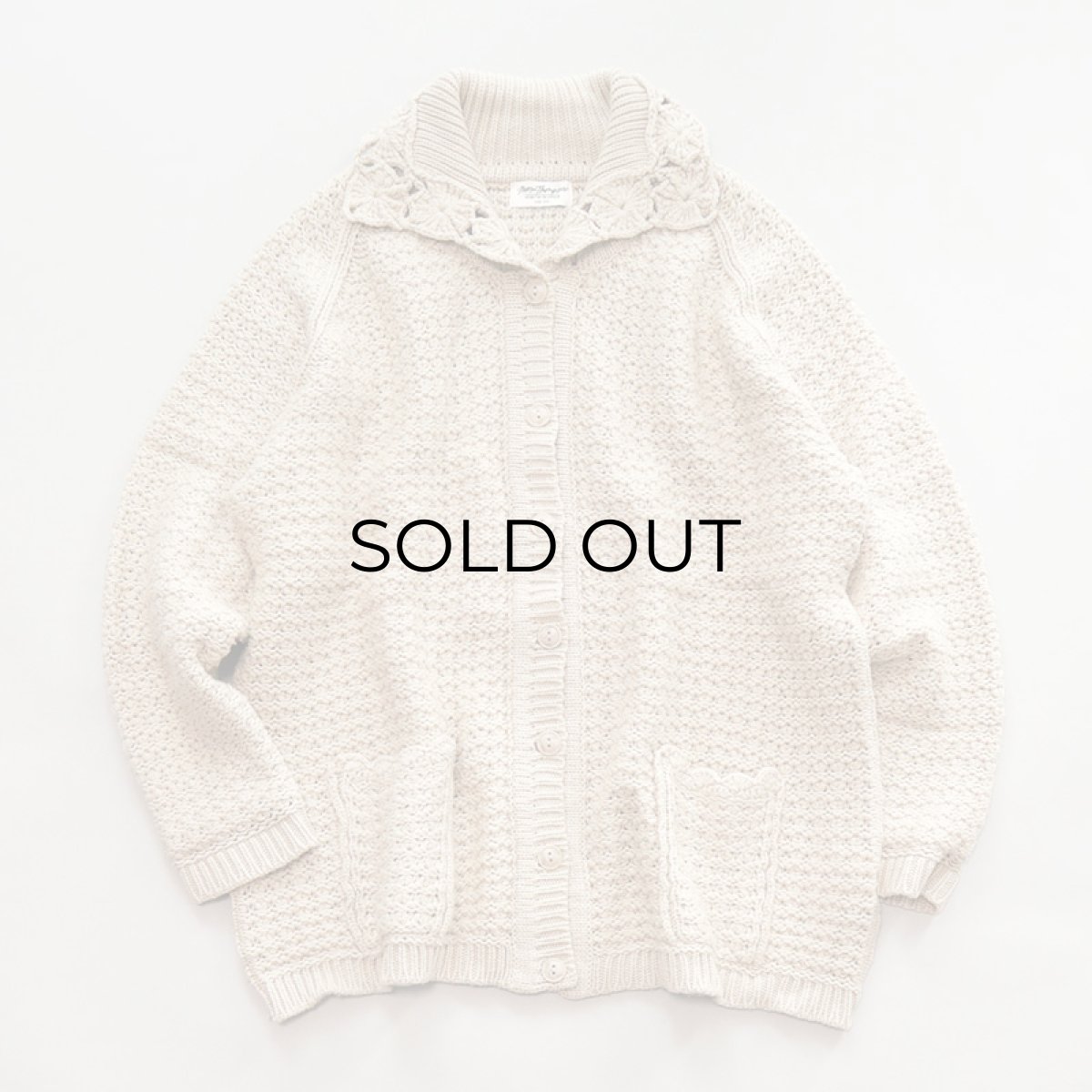 画像1: Norm Thompson WOOL ACRYLIC KNIT CARDIGAN (1)