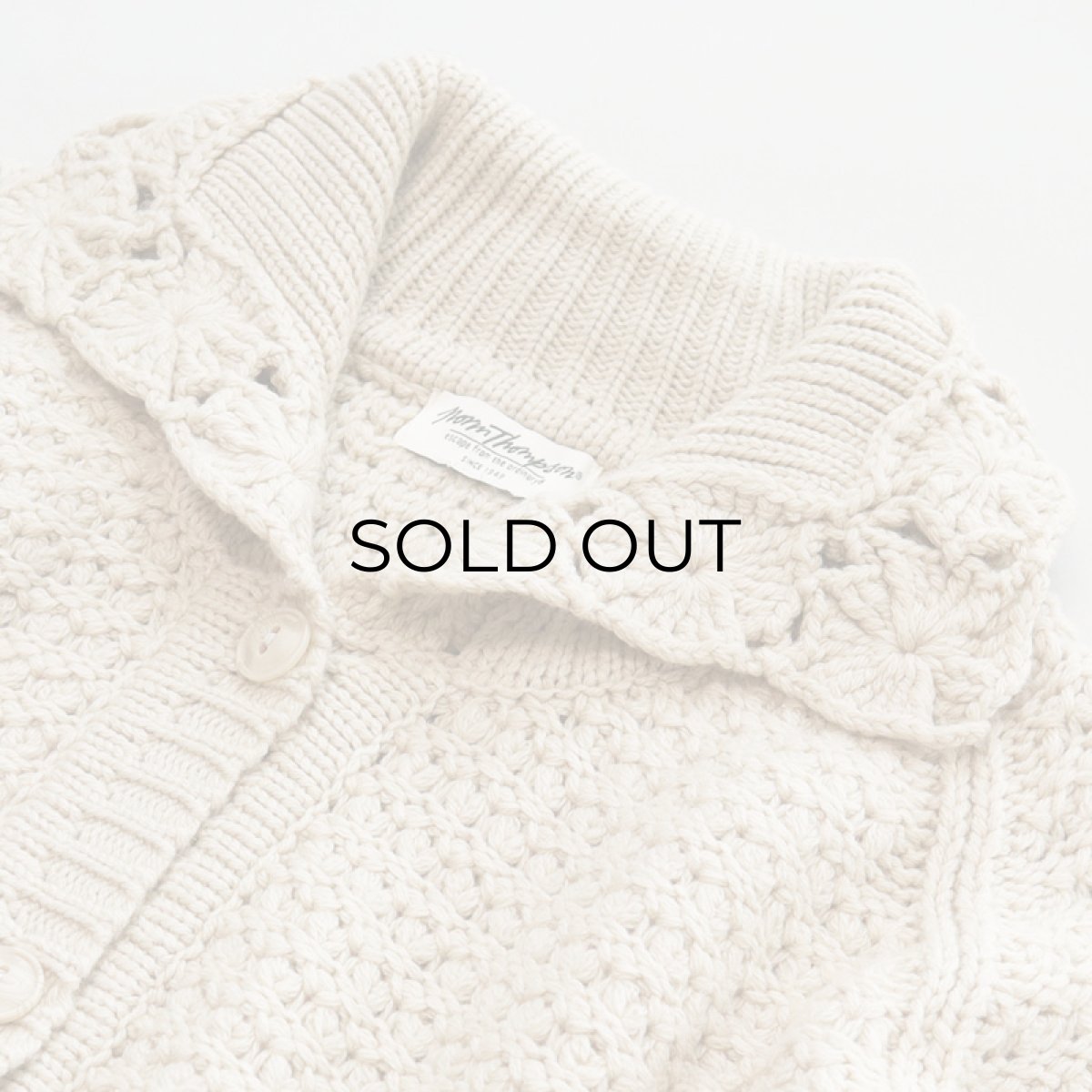 画像4: Norm Thompson WOOL ACRYLIC KNIT CARDIGAN (4)