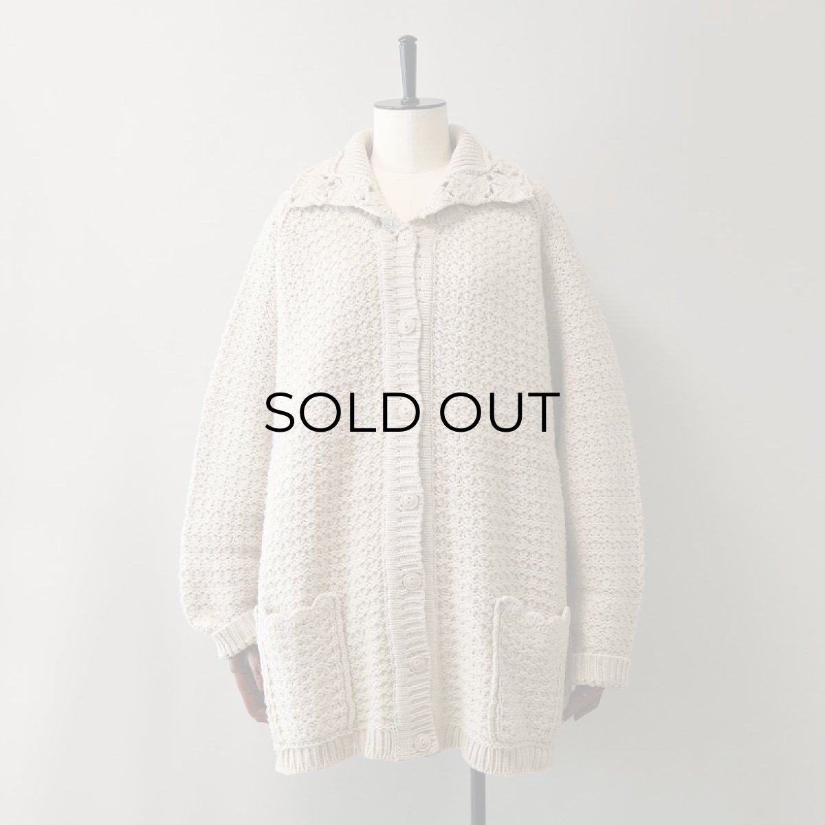 画像8: Norm Thompson WOOL ACRYLIC KNIT CARDIGAN (8)