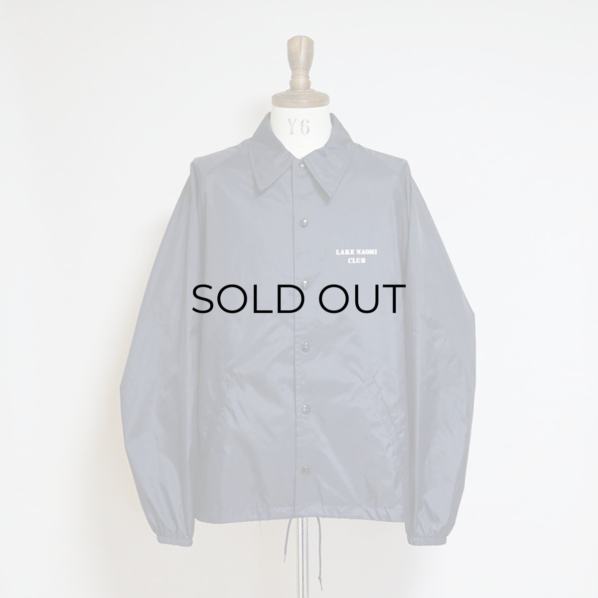 画像7: 70's Champion NYLON PRINT SNAP COACH JACKET "LAKE NAOMI CLUB" (7)