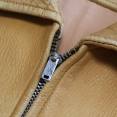 画像9: 40's UNKNOWN BRAND DEERSKIN LEATHER SPORTS JACKET (9)