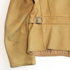 画像8: 40's UNKNOWN BRAND DEERSKIN LEATHER SPORTS JACKET (8)