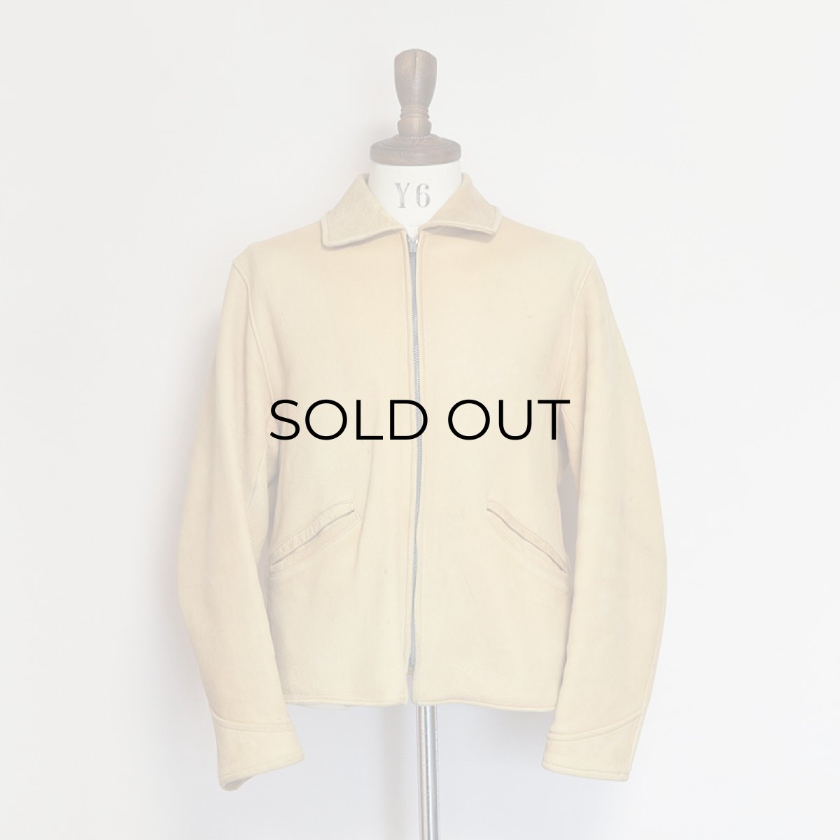 画像13: 40's UNKNOWN BRAND DEERSKIN LEATHER SPORTS JACKET (13)