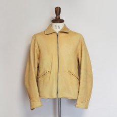 画像13: 40's UNKNOWN BRAND DEERSKIN LEATHER SPORTS JACKET (13)