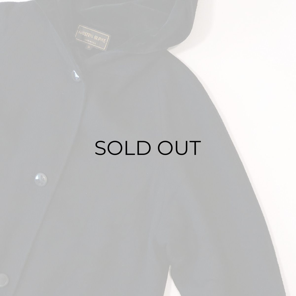 画像4: 80's KRISTEN BLAKE WOOL HOODED COAT (4)