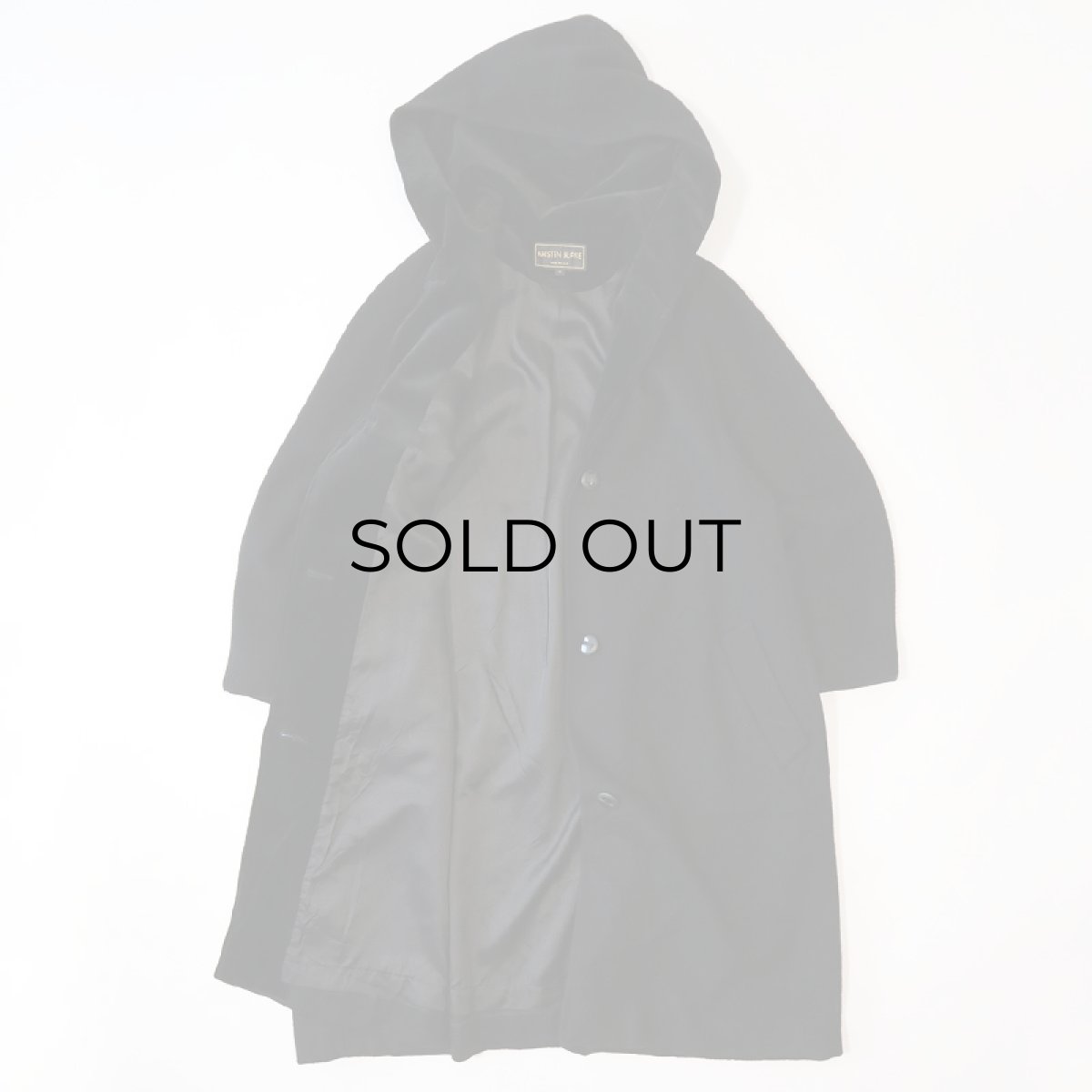 画像2: 80's KRISTEN BLAKE WOOL HOODED COAT (2)