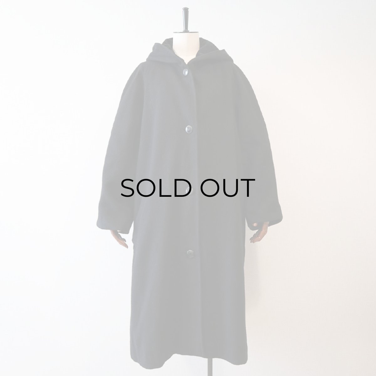 画像8: 80's KRISTEN BLAKE WOOL HOODED COAT (8)