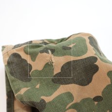 画像11: 〜50's Always-Dri COTTON DUCK HUNTER CAMOUFLAGE HALF ZIP HOODED PULLOVER HUNTING SMOCK (11)