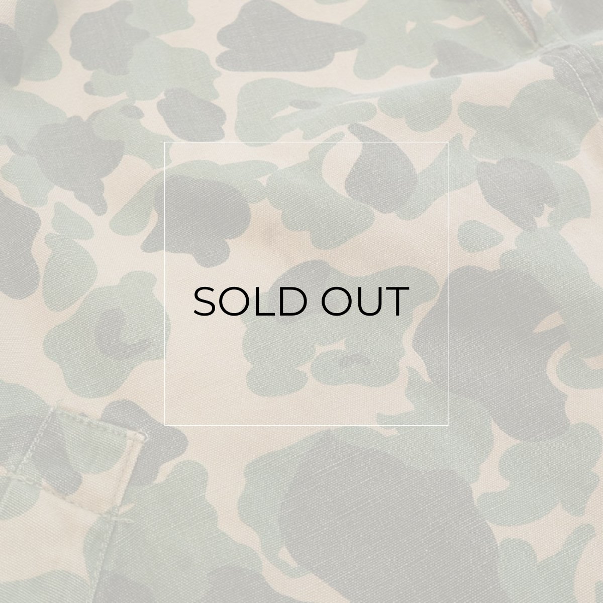 画像7: 〜50's Always-Dri COTTON DUCK HUNTER CAMOUFLAGE HALF ZIP HOODED PULLOVER HUNTING SMOCK (7)