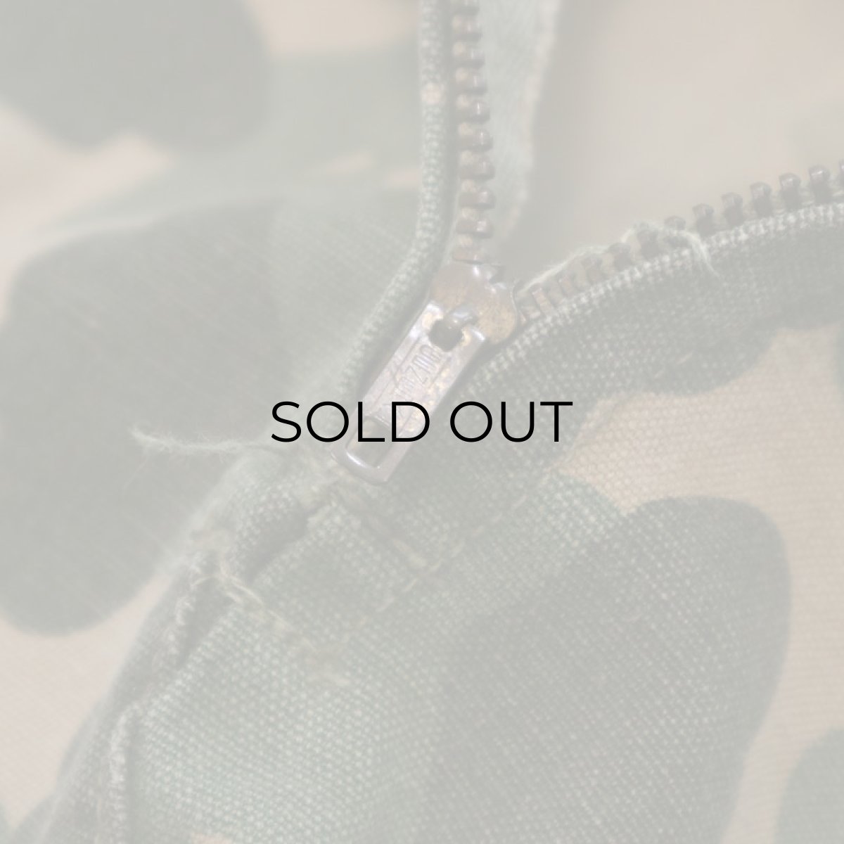 画像6: 〜50's Always-Dri COTTON DUCK HUNTER CAMOUFLAGE HALF ZIP HOODED PULLOVER HUNTING SMOCK (6)