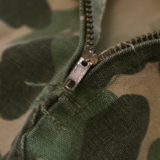 画像6: 〜50's Always-Dri COTTON DUCK HUNTER CAMOUFLAGE HALF ZIP HOODED PULLOVER HUNTING SMOCK (6)