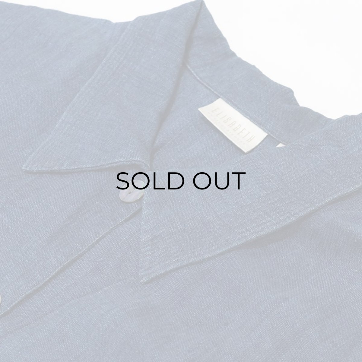 画像3: ELISABETH INDIGO LINEN OVER JACKET (3)