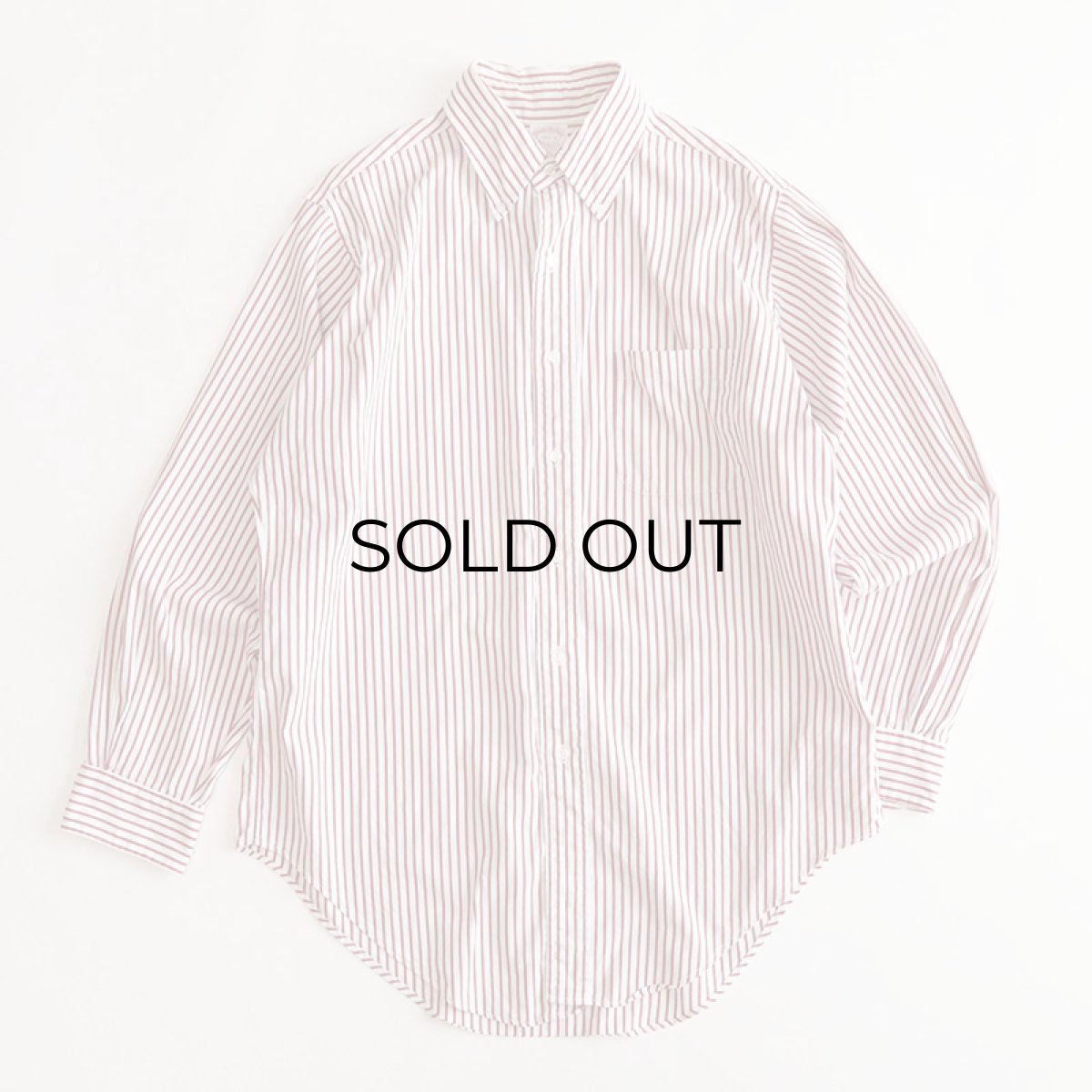 画像1: OLD Brooks Brothers COTTON STRIPE B/D SHIRT "MADE IN USA" (1)