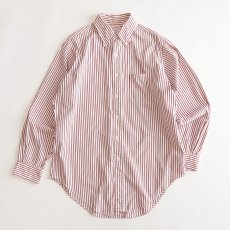 画像1: OLD Brooks Brothers COTTON STRIPE B/D SHIRT "MADE IN USA" (1)