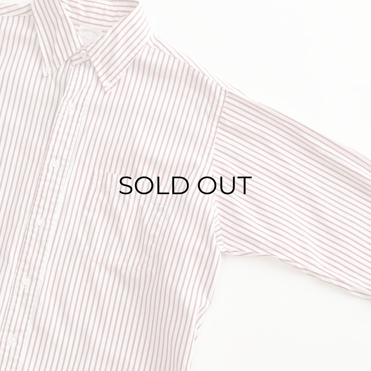 画像3: OLD Brooks Brothers COTTON STRIPE B/D SHIRT "MADE IN USA" (3)