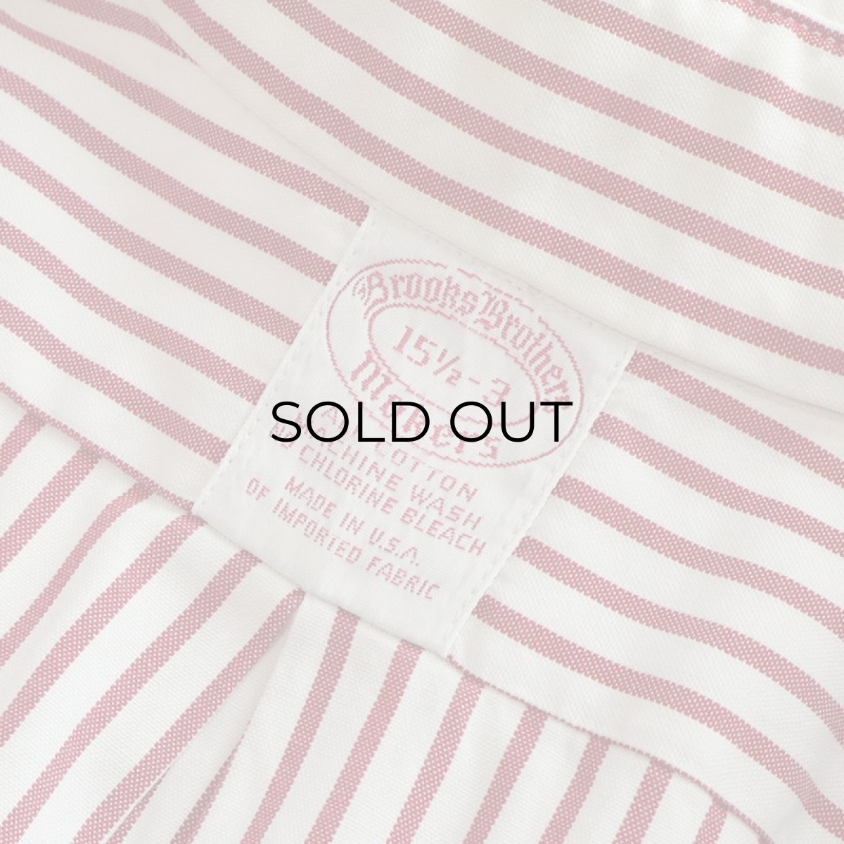 画像6: OLD Brooks Brothers COTTON STRIPE B/D SHIRT "MADE IN USA" (6)