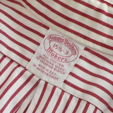 画像6: OLD Brooks Brothers COTTON STRIPE B/D SHIRT "MADE IN USA" (6)