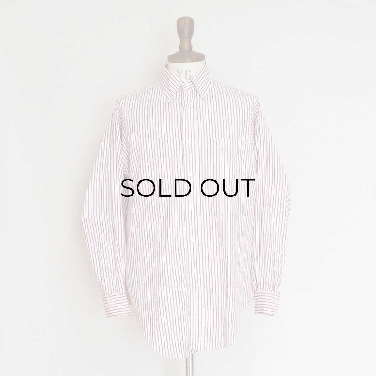 画像8: OLD Brooks Brothers COTTON STRIPE B/D SHIRT "MADE IN USA" (8)