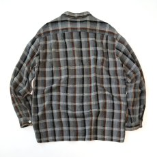 画像2: 50's-60's Pennleigh GRANELLA RAYON CHECK BOX SHIRT (2)