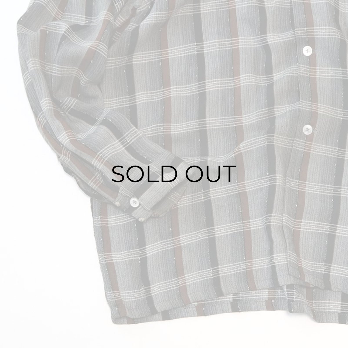 画像4: 50's-60's Pennleigh GRANELLA RAYON CHECK BOX SHIRT (4)