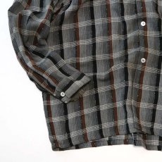 画像4: 50's-60's Pennleigh GRANELLA RAYON CHECK BOX SHIRT (4)