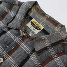 画像7: 50's-60's Pennleigh GRANELLA RAYON CHECK BOX SHIRT (7)