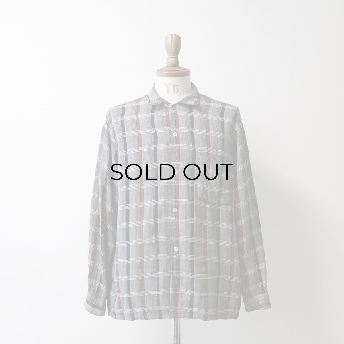 画像13: 50's-60's Pennleigh GRANELLA RAYON CHECK BOX SHIRT (13)
