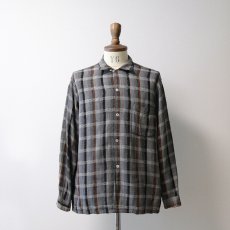 画像13: 50's-60's Pennleigh GRANELLA RAYON CHECK BOX SHIRT (13)