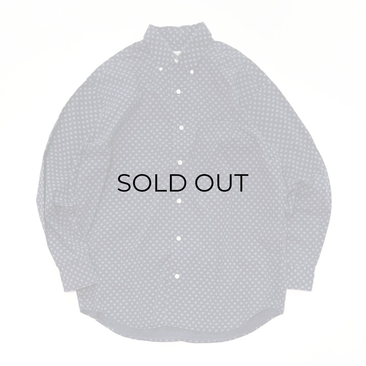 画像2: 〜90's BANANA REPUBLIC COTTON ALL OVER PATTERN B/D SHIRT (2)