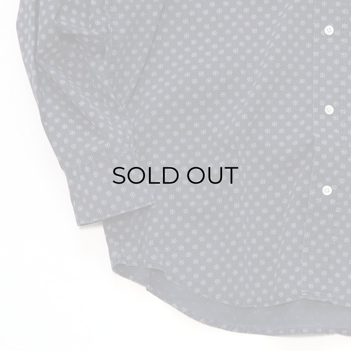 画像5: 〜90's BANANA REPUBLIC COTTON ALL OVER PATTERN B/D SHIRT (5)