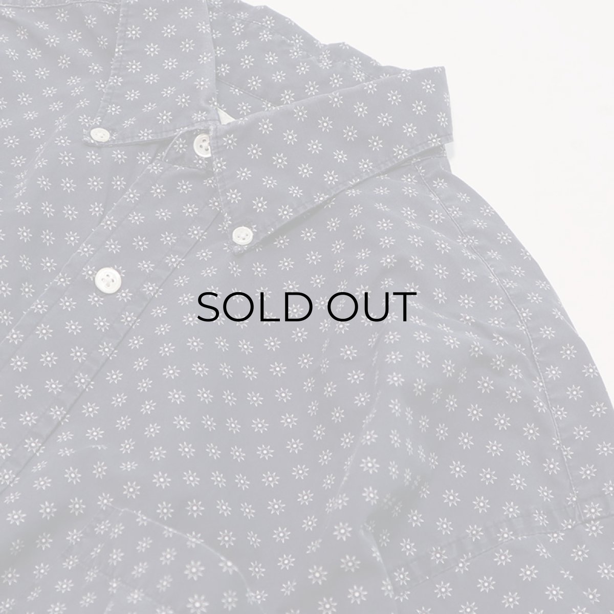 画像4: 〜90's BANANA REPUBLIC COTTON ALL OVER PATTERN B/D SHIRT (4)