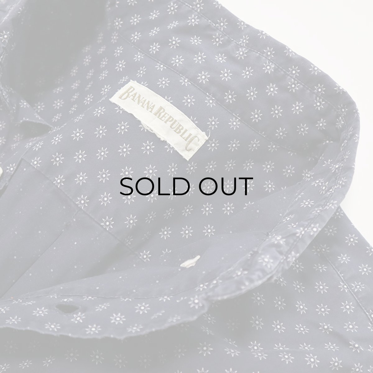 画像6: 〜90's BANANA REPUBLIC COTTON ALL OVER PATTERN B/D SHIRT (6)