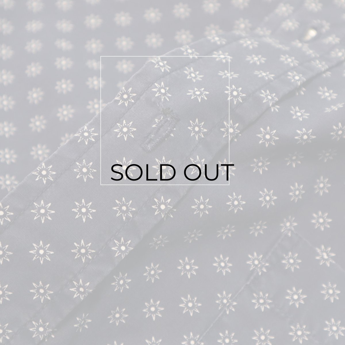 画像7: 〜90's BANANA REPUBLIC COTTON ALL OVER PATTERN B/D SHIRT (7)