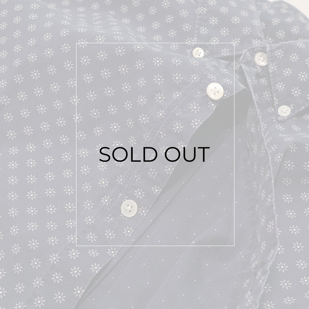 画像8: 〜90's BANANA REPUBLIC COTTON ALL OVER PATTERN B/D SHIRT (8)