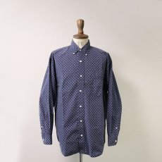 画像1: 〜90's BANANA REPUBLIC COTTON ALL OVER PATTERN B/D SHIRT (1)