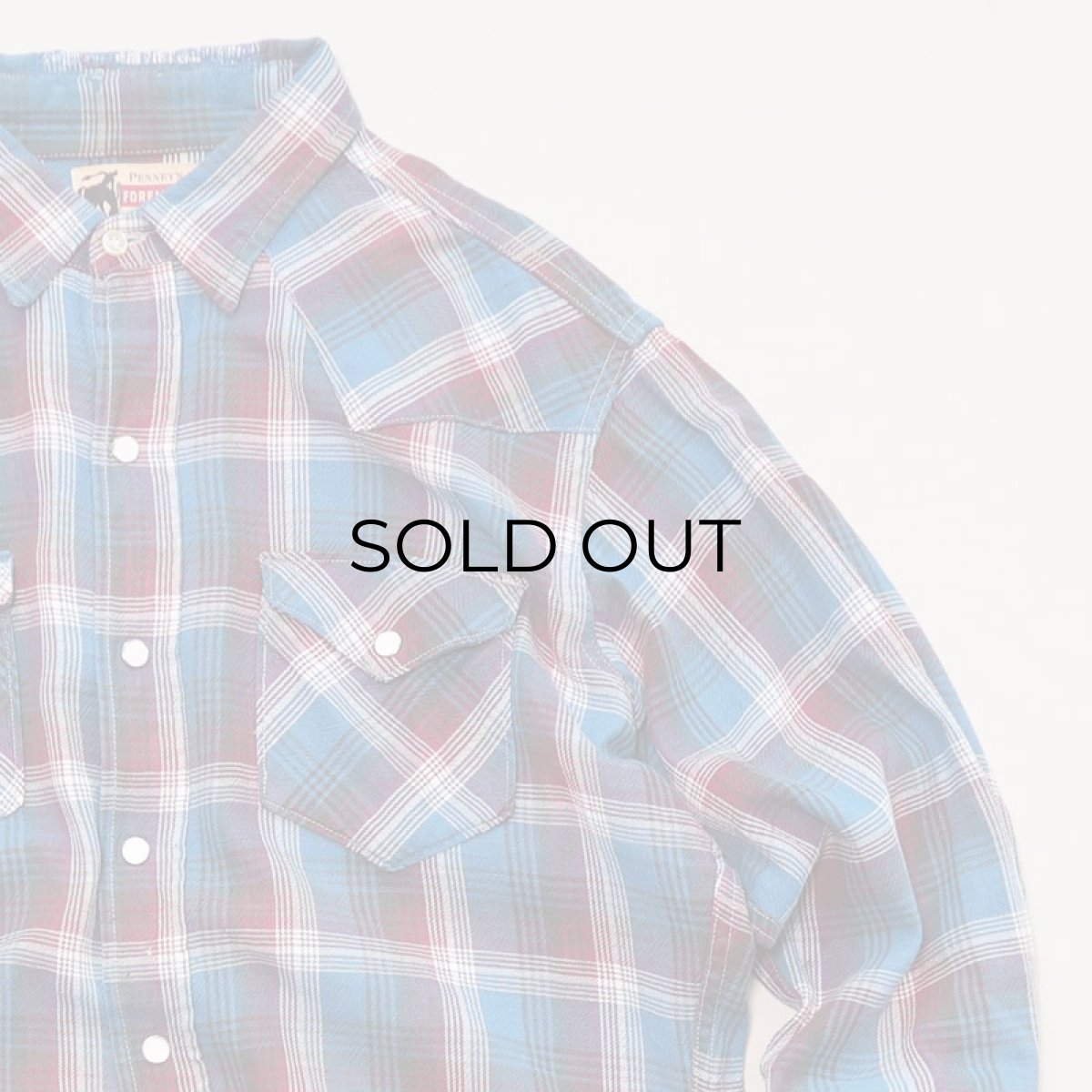 画像3: 60's PENNEY'S "FOREMOST" COTTON CHECK WESTERN SHIRT (3)