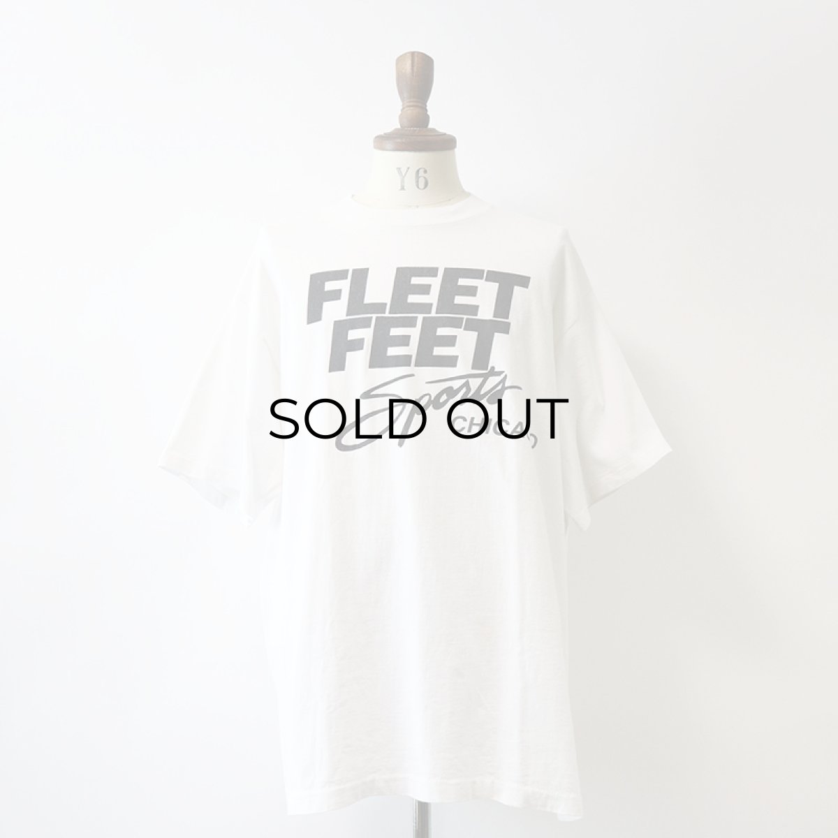 画像10: 〜90's PUMA COTTON W-PRINT S/S TEE "FLEET FEET Sports" (10)