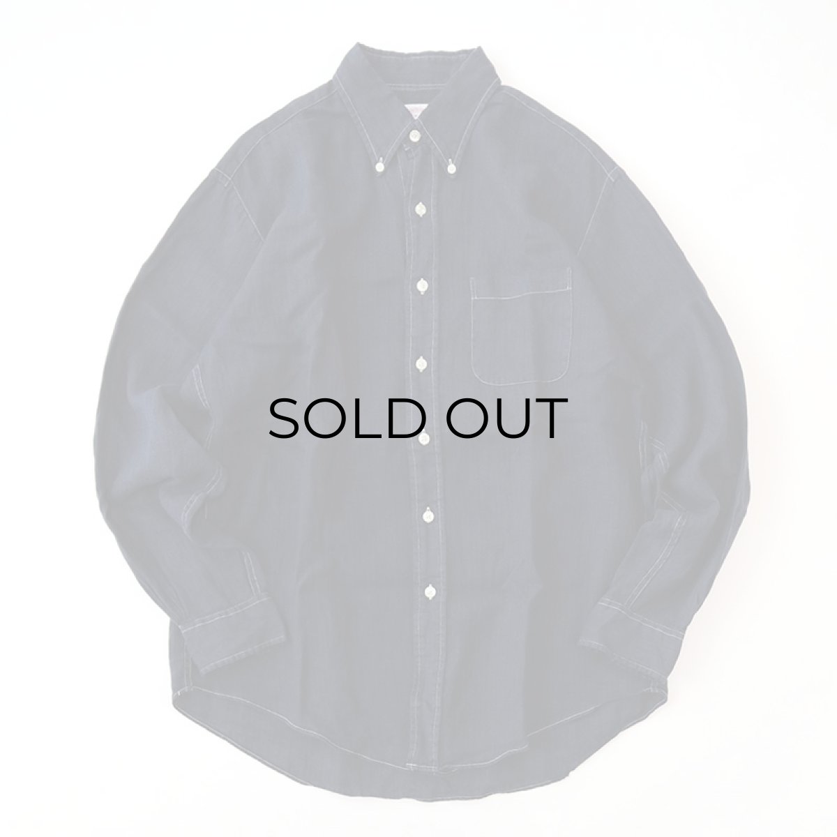 画像1: Brooks Brothers IRISH LINEN B/D SHIRT "OVER DYED" (1)