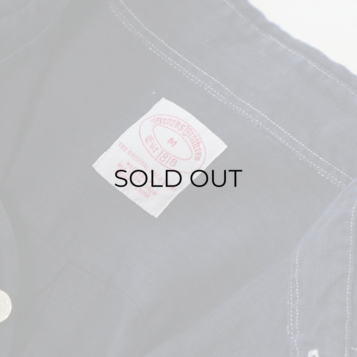 画像7: Brooks Brothers IRISH LINEN B/D SHIRT "OVER DYED" (7)