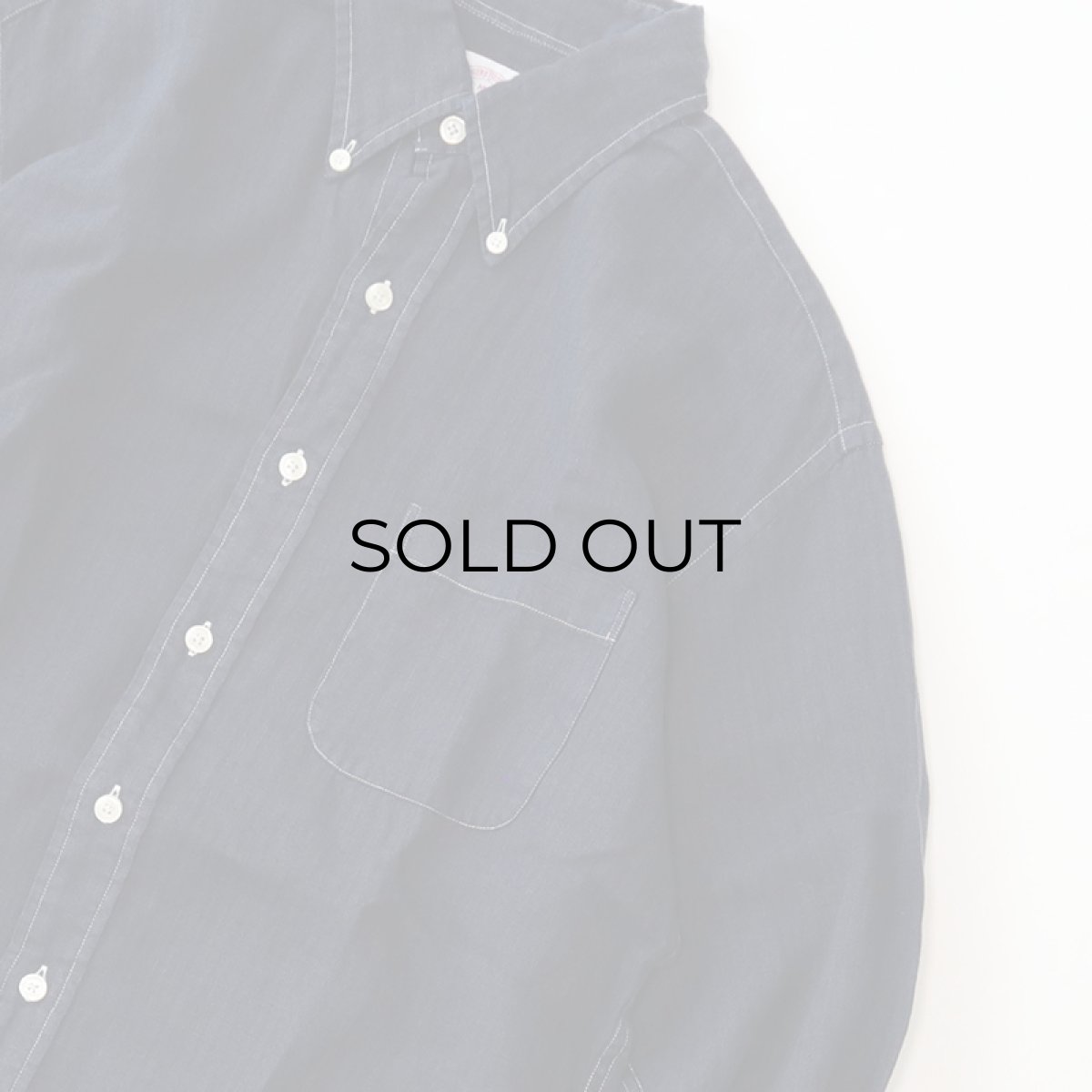 画像3: Brooks Brothers IRISH LINEN B/D SHIRT "OVER DYED" (3)