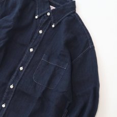 画像3: Brooks Brothers IRISH LINEN B/D SHIRT "OVER DYED" (3)
