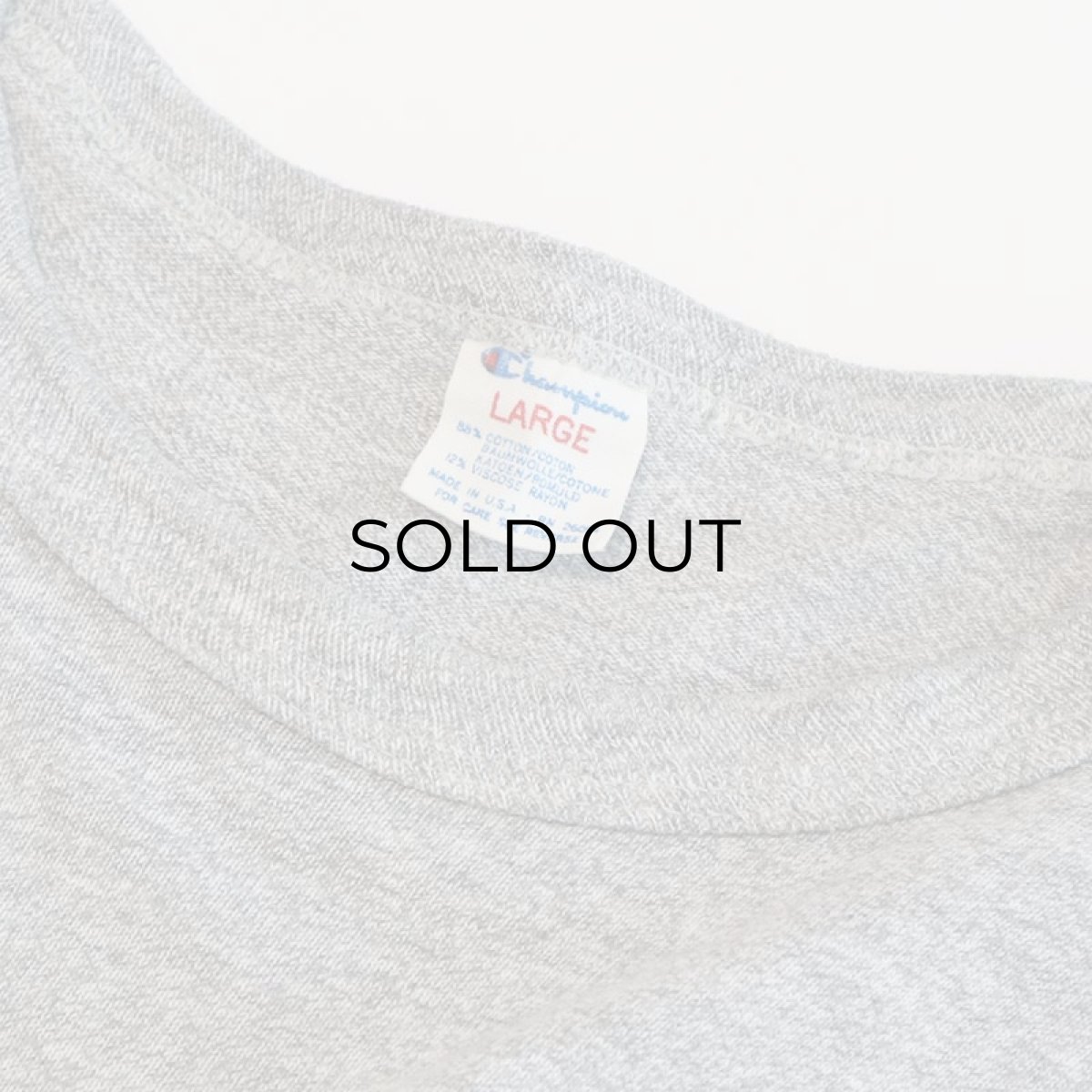 画像6: 80's Champion COTTON RAYON PRINT S/S TEE "GEORGIA STATE" (6)