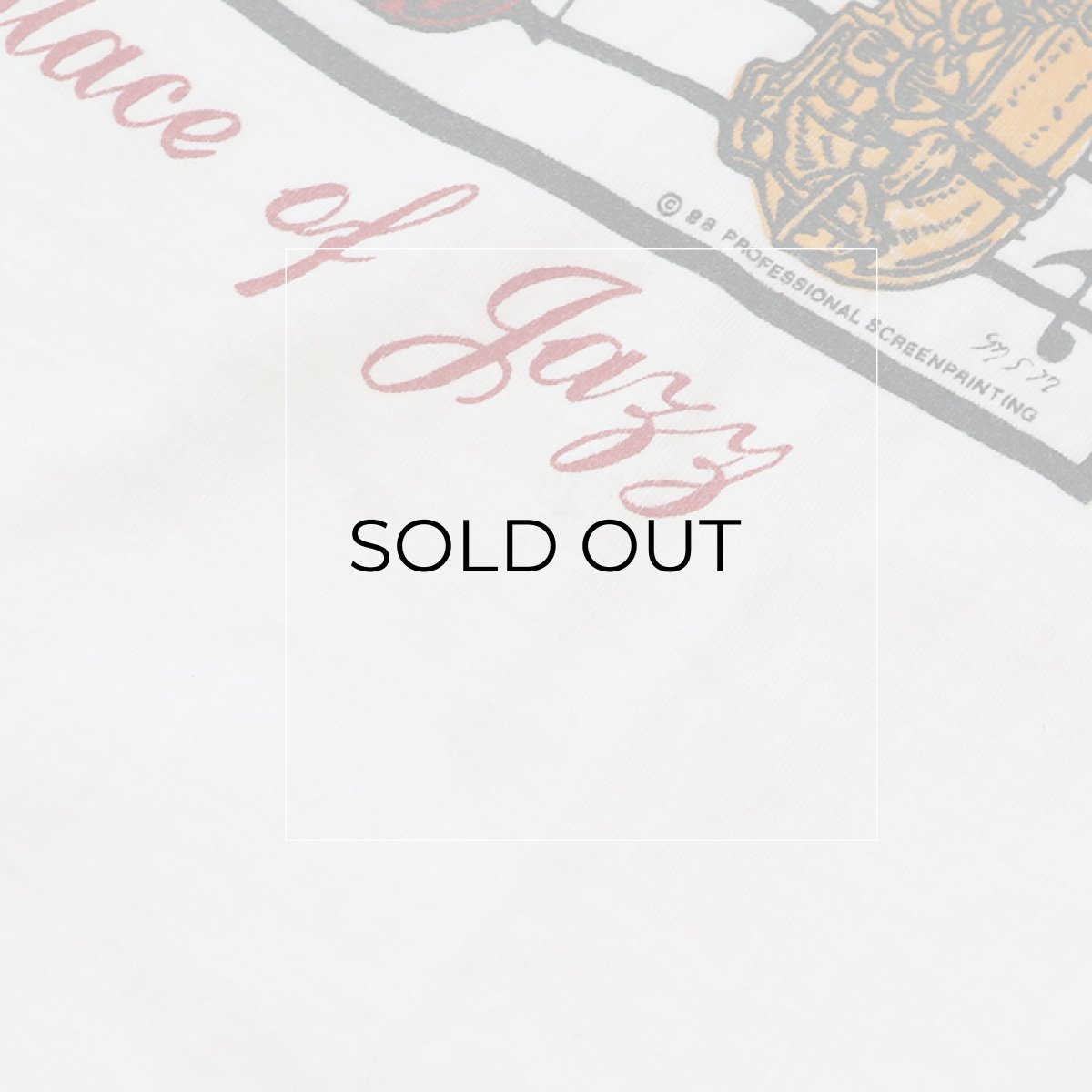 画像6: 80's UNKNOWN BRAND COTTON PRINT S/S TEE "New Orleans Birthplace of Jazz" (6)