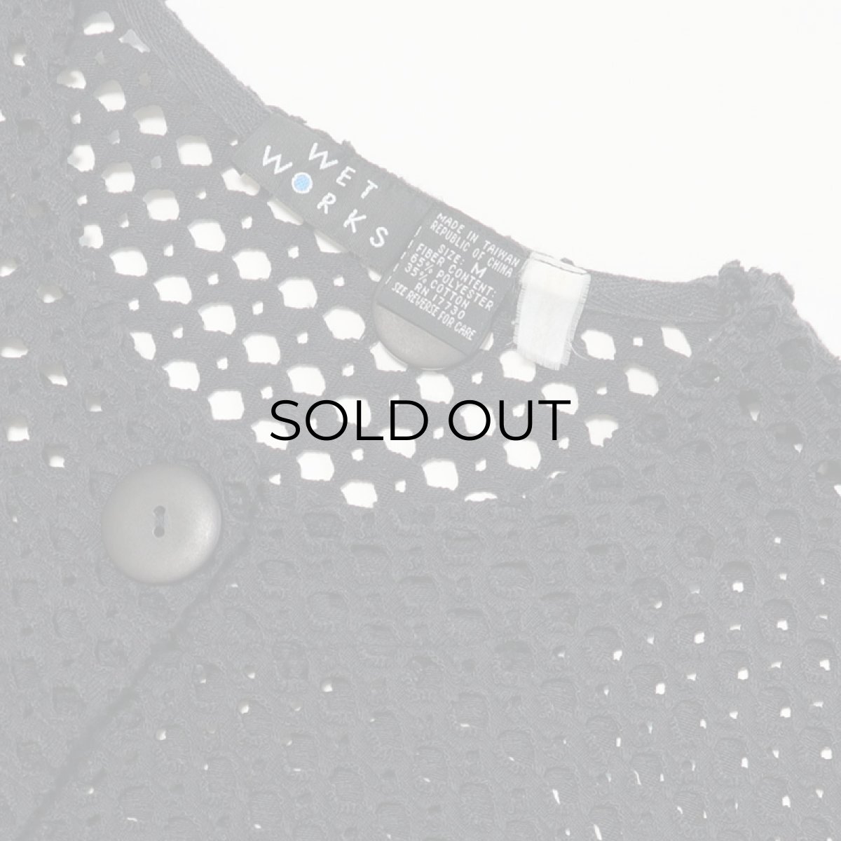 画像6: WET WORKS MESH CARDIGAN (6)