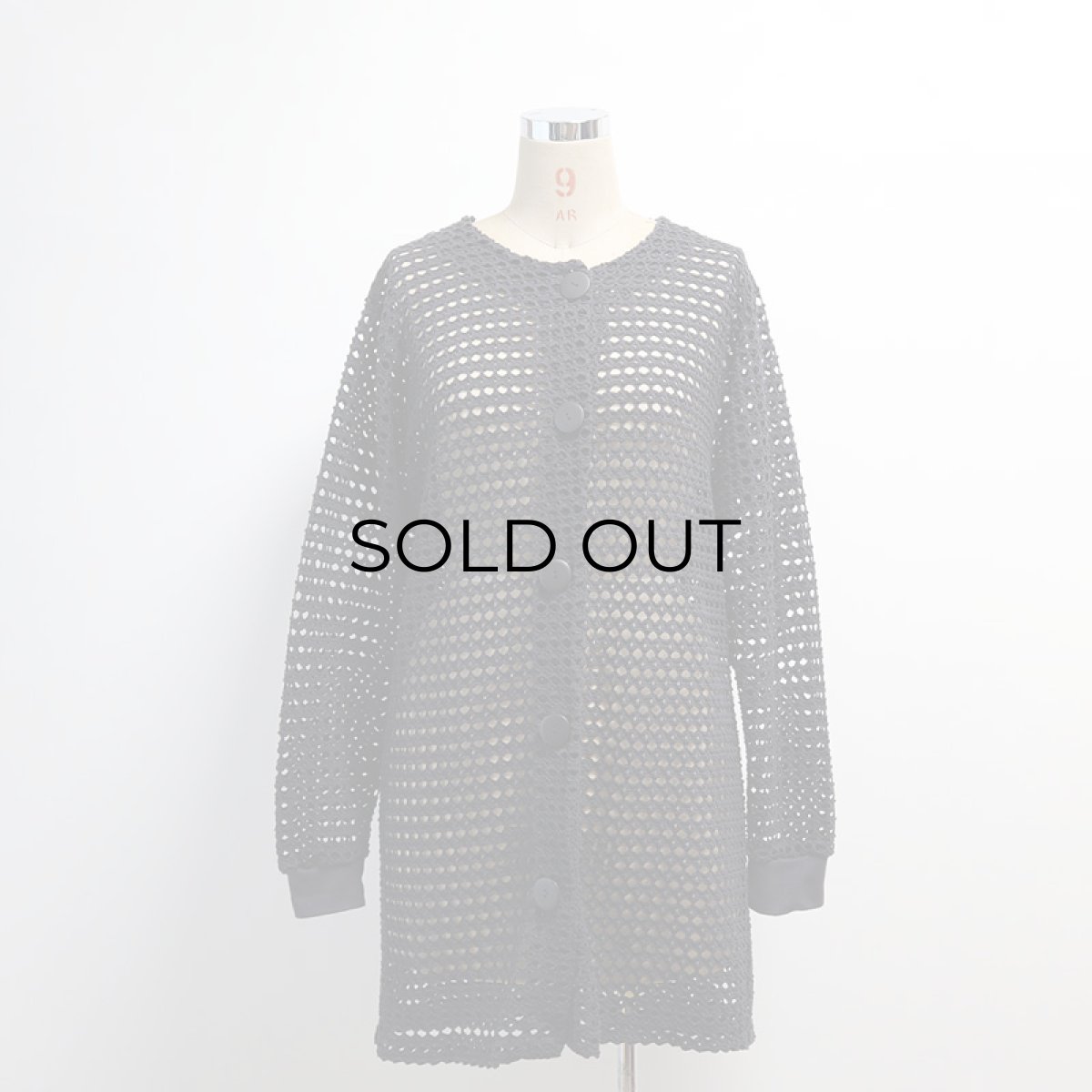 画像9: WET WORKS MESH CARDIGAN (9)